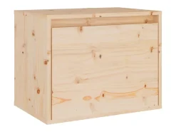 Licata Muebles para TV 3 piezas madera maciza de pino