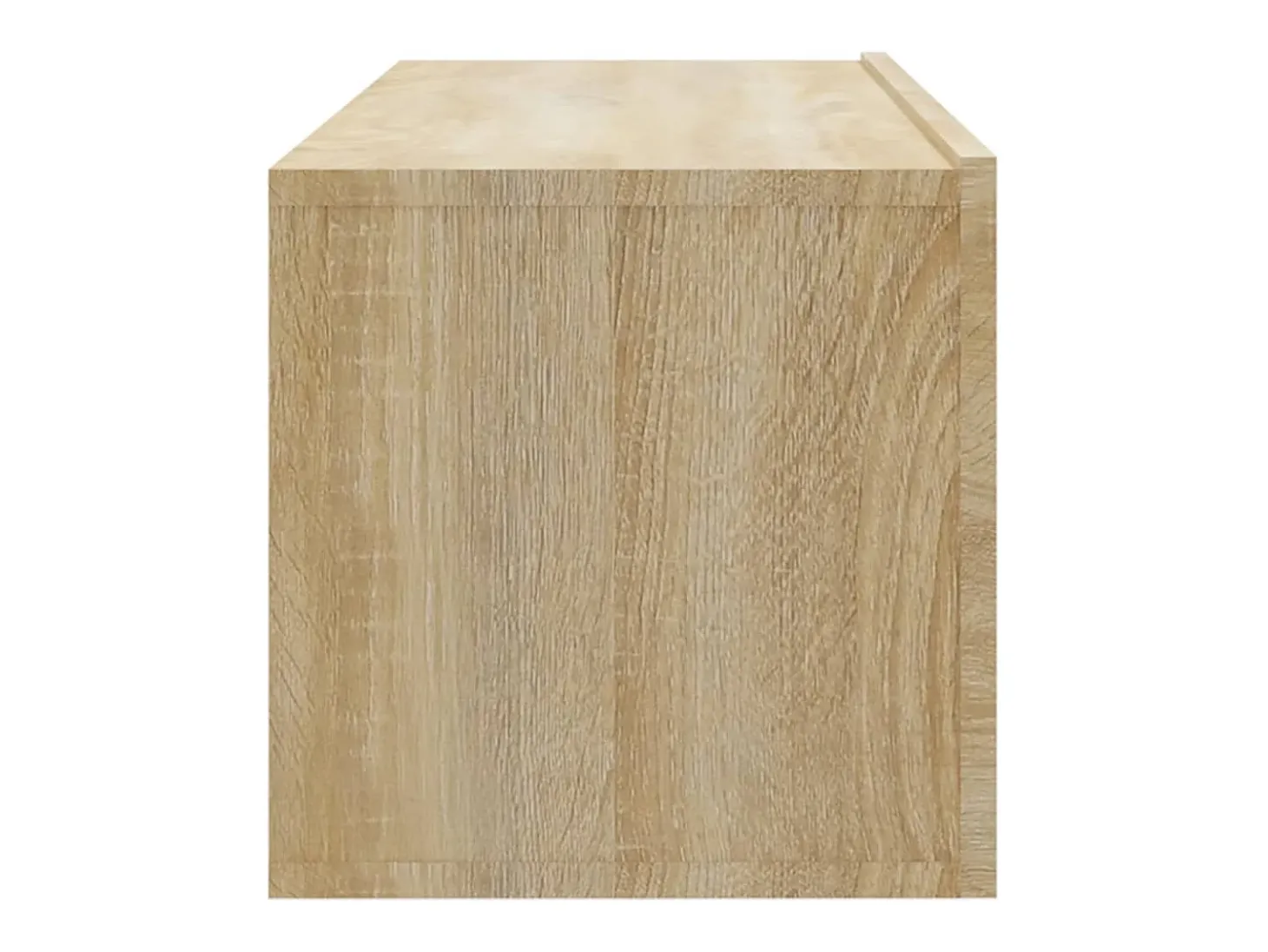 Lorien Muebles TV de pared 2 uds madera ingeniería roble 100x30x30 cm