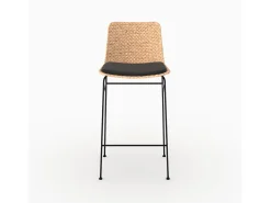 Lote de 2 sillas para isla central de 66 cm material natural, negro - Faro