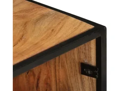 Luleå Mueble para la TV madera maciza de acacia 110x30x45 cm