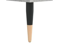 Malik Blake Mueble para TV madera contrachapada gris hormigón 160x35x55 cm