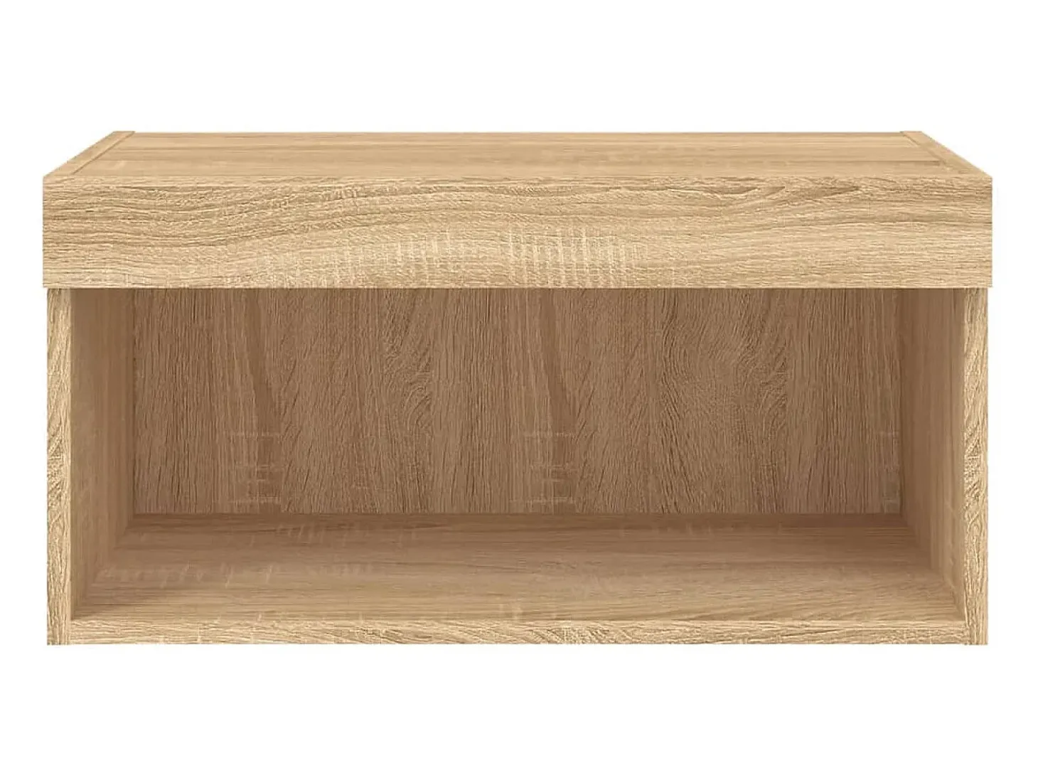 Mano Mueble para TV con luces LED roble Sonoma 60x30x30 cm