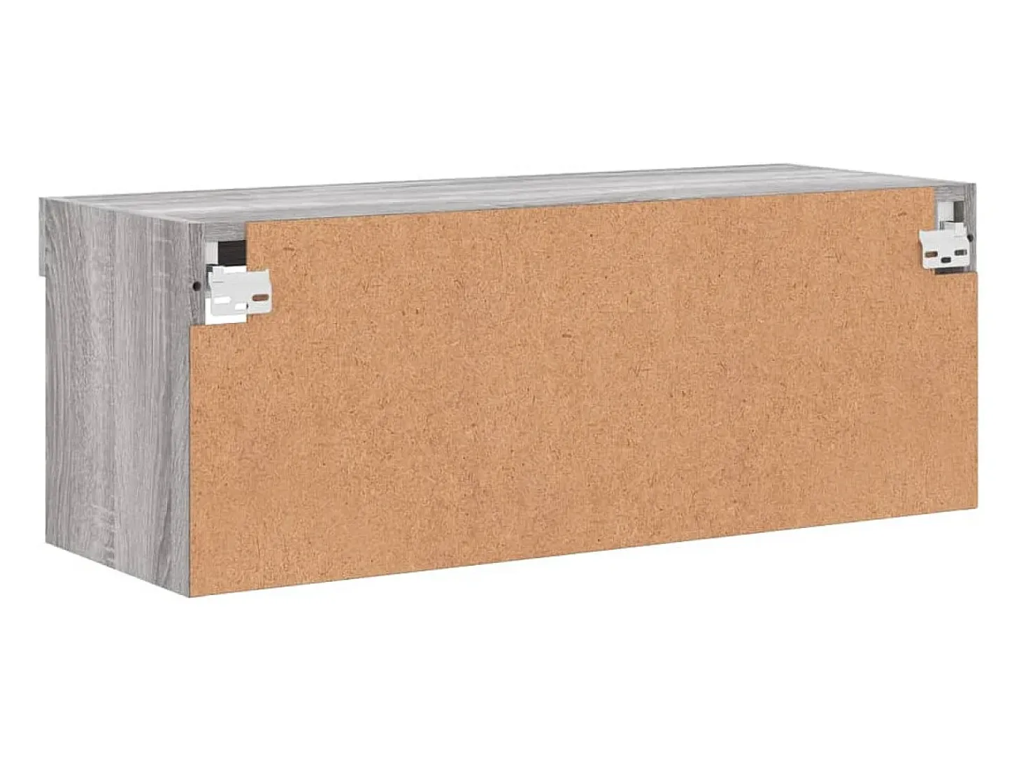 Mano Mueble para TV con luces LED gris Sonoma 80x30x30 cm