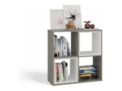 MARION - Estantería para armario funcional dormitorio/oficina/estantería para sala de estar - Dimensiones: 75x74x30 - Unidad de almacenamiento de libros