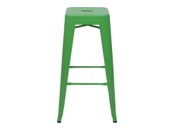 MCW-A73 Taburete de bar de metal (set de 4), verde