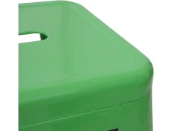 MCW-A73 Taburete de bar de metal (set de 4), verde