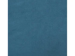 Mecedora con patas de madera maciza de caucho en terciopelo azul