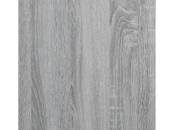 Mesa alta bar con estantes madera gris Sonoma 95x47x103,5 cm