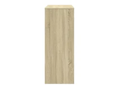 Mesa alta bar con estantes madera roble Sonoma 90x40x103,5 cm