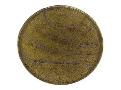Mesa auxiliar - oro Cristal - 40 x 40 cm - MOKKA