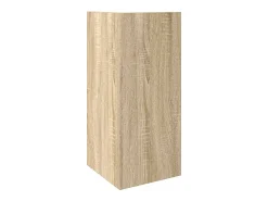 Mesa auxiliar con estante roble sonoma 25,5x27x60 cm