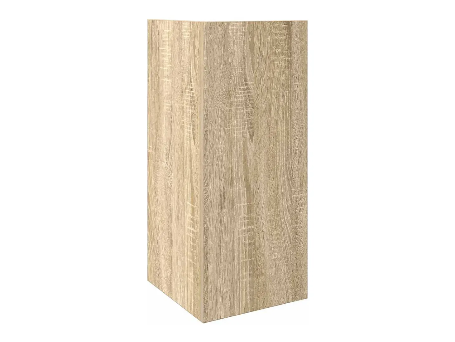 Mesa auxiliar con estante roble sonoma 25,5x27x60 cm