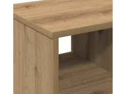 Mesa Auxiliar con estante Roble artisan 50 x 30 x 55 cm
