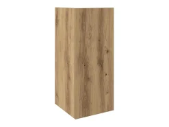 Mesa auxiliar con estante roble artisan 25,5x27x60 cm