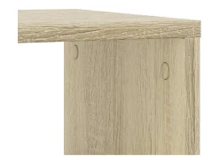 Mesa auxiliar con ruedas madera ingeniería Sonoma 50x30x55 cm