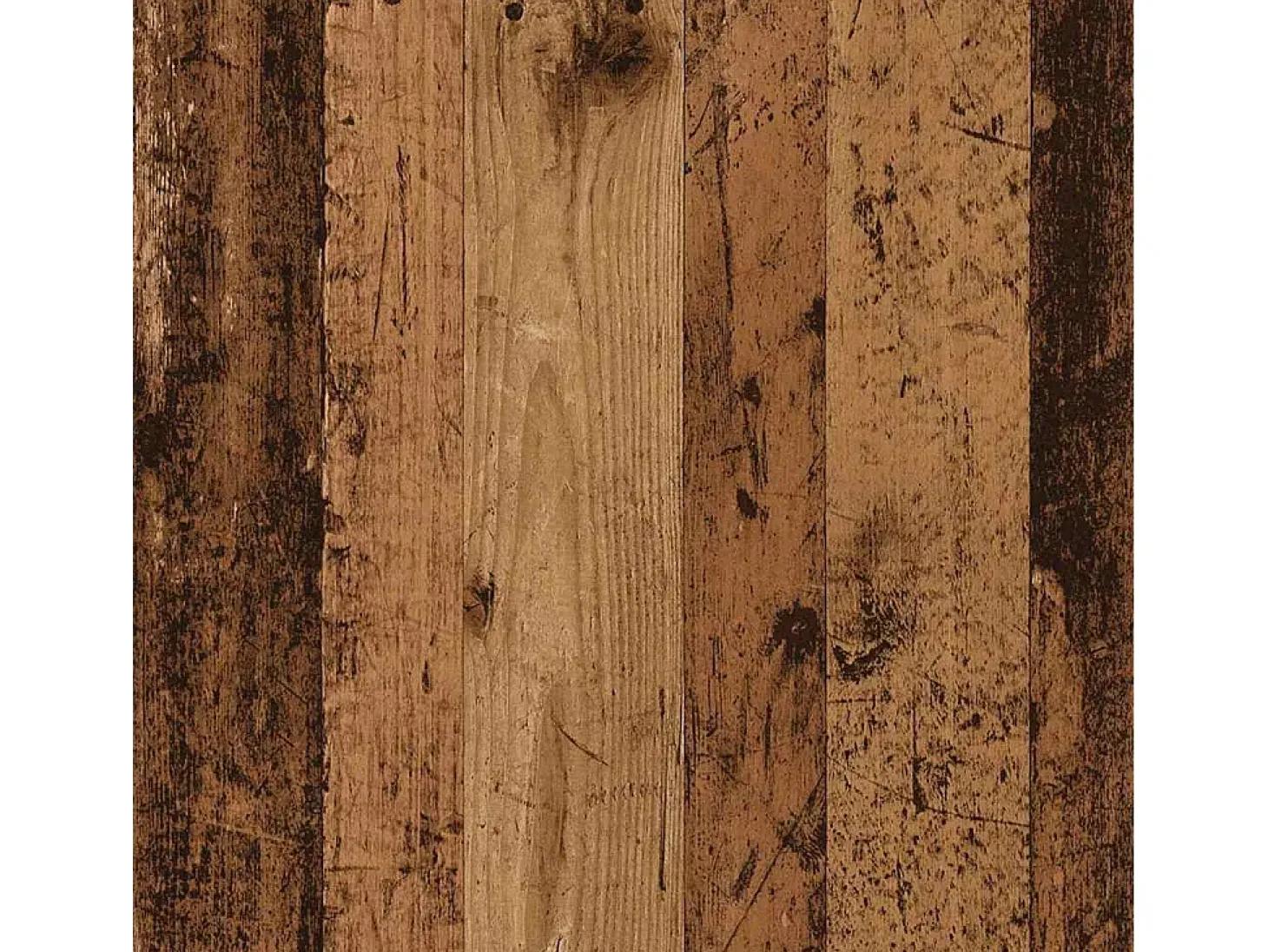 Mesa auxiliar de madera contrachapada envejecida 59x36x38 cm