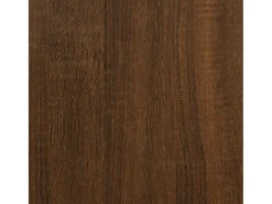 Mesa auxiliar de madera contrachapada marrón roble 40x40x40 cm