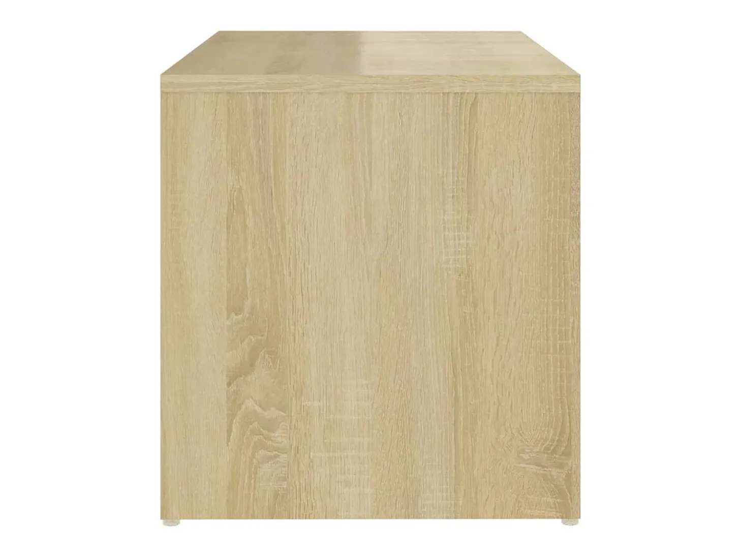 Mesa auxiliar de madera contrachapada roble Sonoma 59x36x38 cm