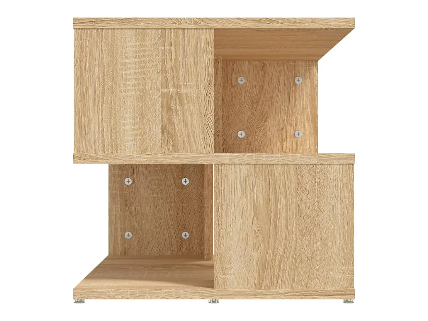 Mesa auxiliar de madera contrachapada roble Sonoma 40x40x40 cm