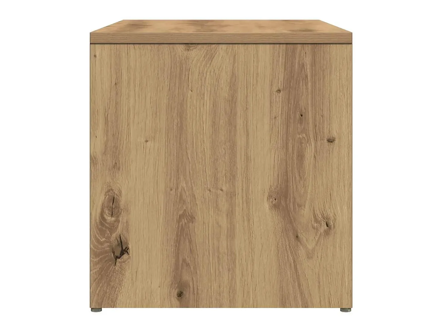 Mesa auxiliar de madera de ingeniería roble artisan 59x36x38 cm