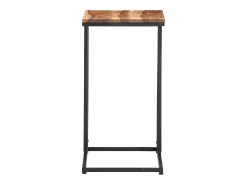 Mesa auxiliar de madera maciza 35x45x65 cm
