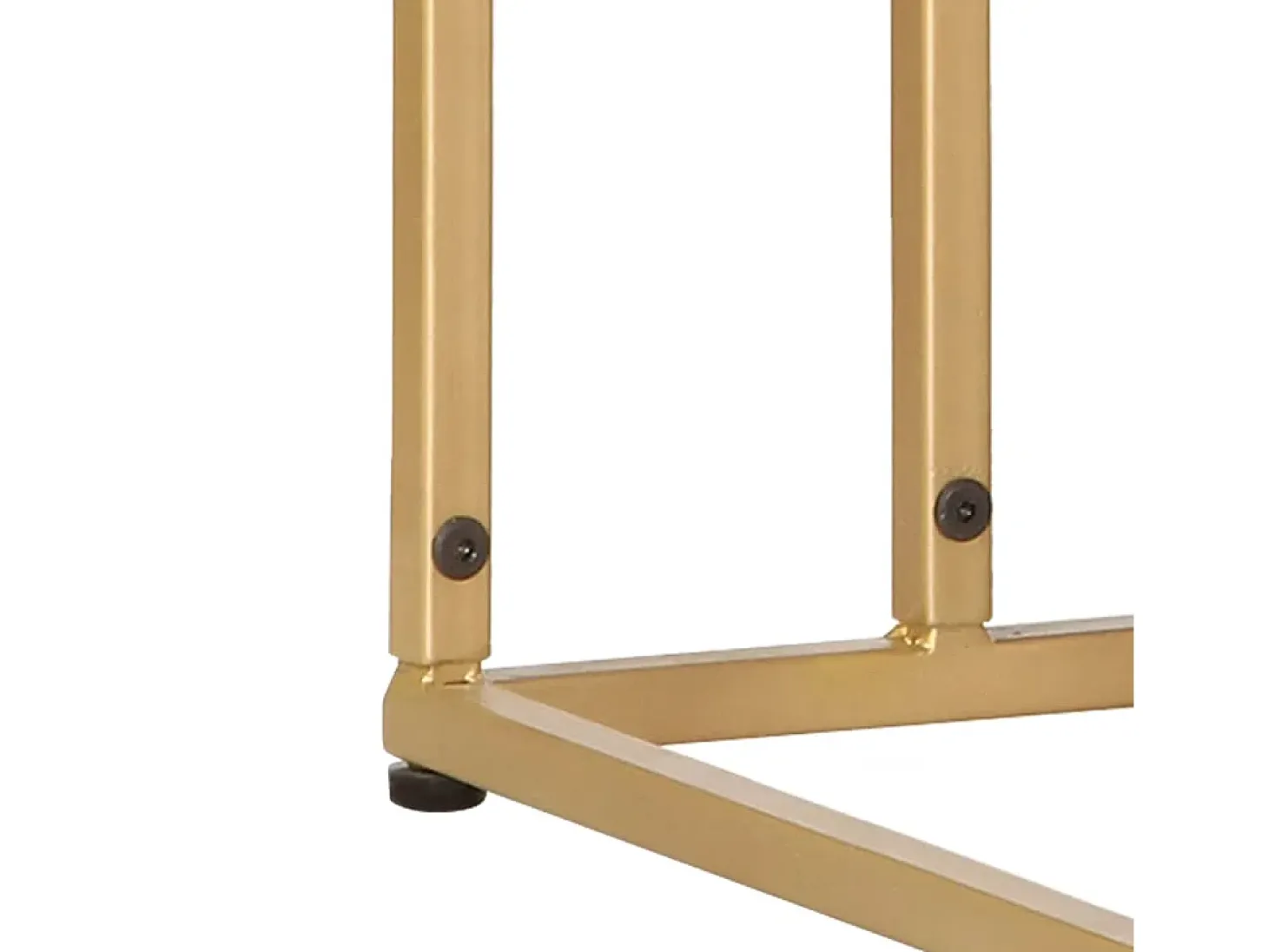 Mesa auxiliar de madera maciza de mango 35x45x65 cm