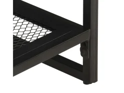 Mesa auxiliar de madera maciza de mango 40x40x35 cm