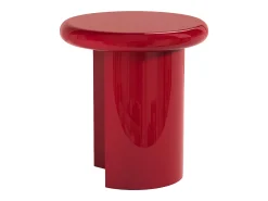 Mesa auxiliar de MDF - Rojo lacado - SOBINA