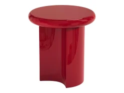 Mesa auxiliar de MDF - Rojo lacado - SOBINA