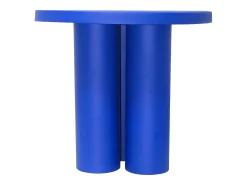Mesa auxiliar de metal - Color: Azul - TANIYA