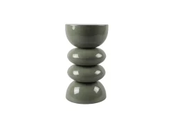 Mesa auxiliar de metal - Caqui brillante - GALENI