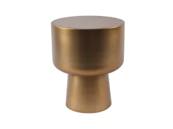 Mesa auxiliar de metal - Dorada - FALENY