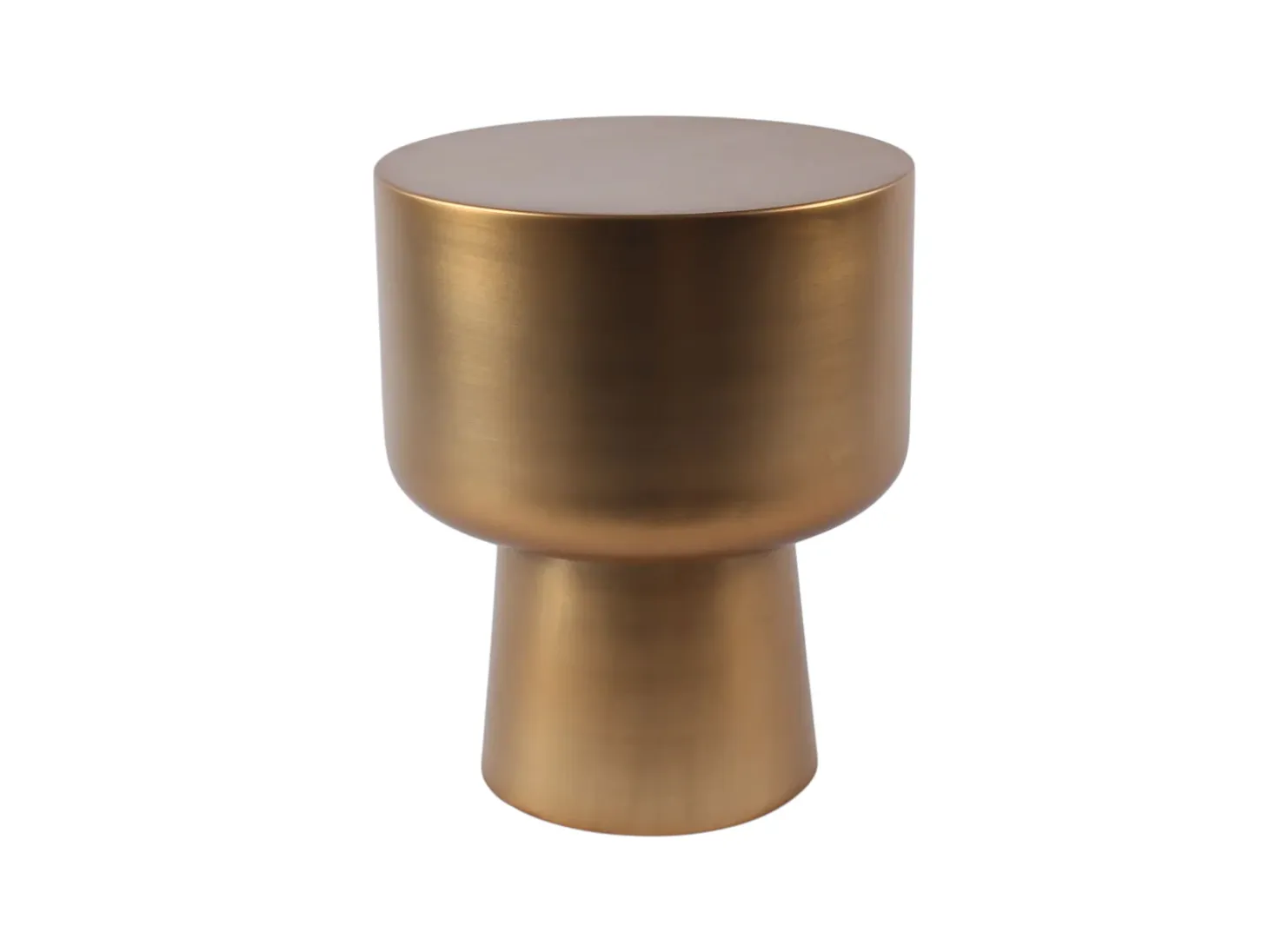 Mesa auxiliar de metal - Dorada - FALENY