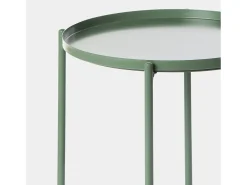 Mesa auxiliar de Metal Verde oscuro 52 x 42- Maika