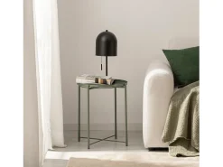 Mesa auxiliar de Metal Verde oscuro 52 x 42- Maika