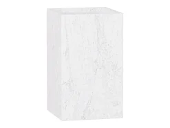 Mesa auxiliar de mármol – blanco – Crow Tall