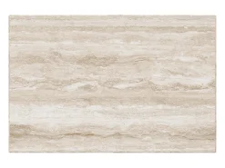 Mesa auxiliar de travertino – beige – Dove Wide