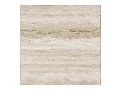 Mesa auxiliar de travertino – beige – Heron