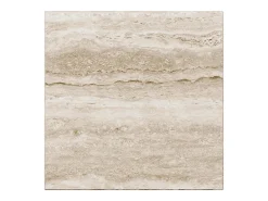Mesa auxiliar de travertino – beige – Pelican