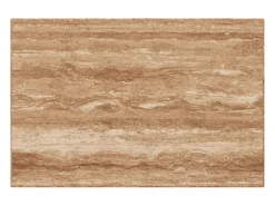 Mesa auxiliar de travertino – nogal – Dove Wide