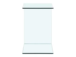 Mesa auxiliar de vidrio templado 40x40x60 cm ES399169