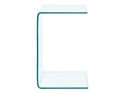 Mesa auxiliar de vidrio templado 40x40x60 cm ES399169