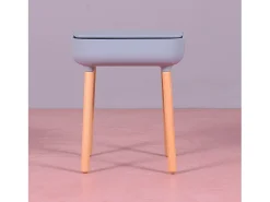 Mesa auxiliar estilo nórdico - Pop - Gris