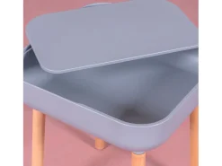 Mesa auxiliar estilo nórdico - Pop - Gris