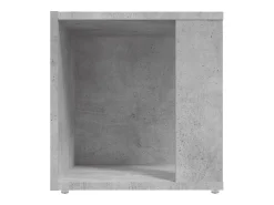 Mesa auxiliar madera contrachapada gris hormigón 33x33x34,5 cm