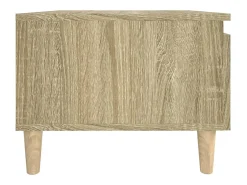 Mesa auxiliar madera contrachapada roble Sonoma 50x46x35 cm