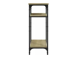 Mesa auxiliar madera contrachapada roble Sonoma 40x30x75 cm