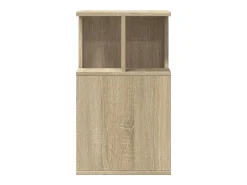 Mesa auxiliar madera de ingeniería roble Sonoma 35x35x60 cm