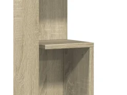Mesa auxiliar madera de ingeniería roble Sonoma 35x35x60 cm