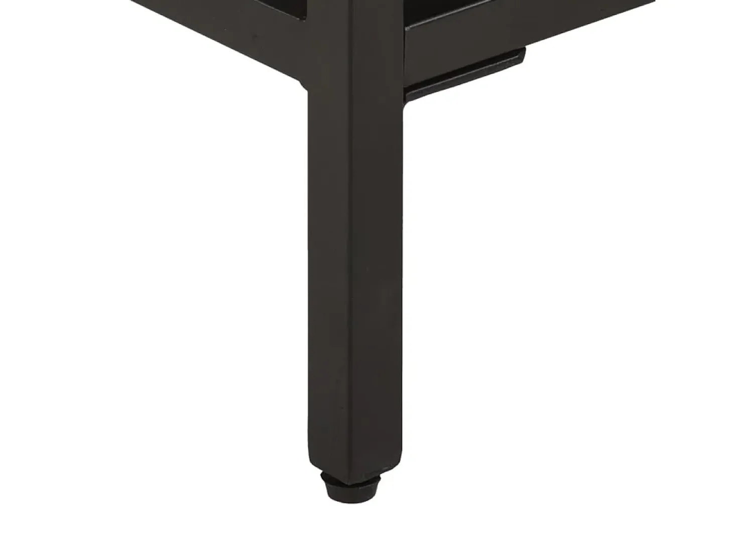 Mesa auxiliar madera maciza reciclada 40x30x51 cm